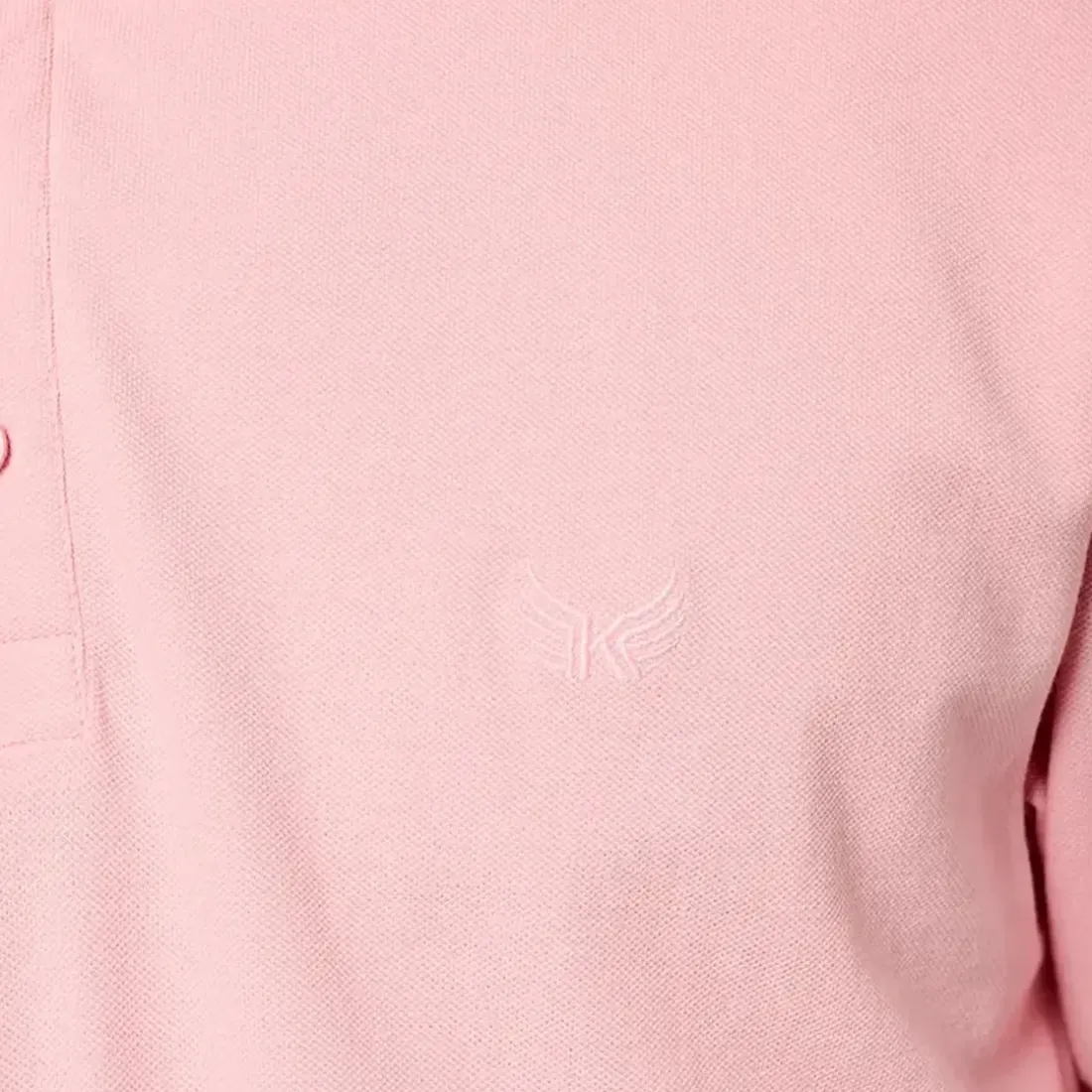 Polo M Courtes en coton JAROD Pink rose