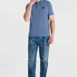Polo OARON bleu Tony