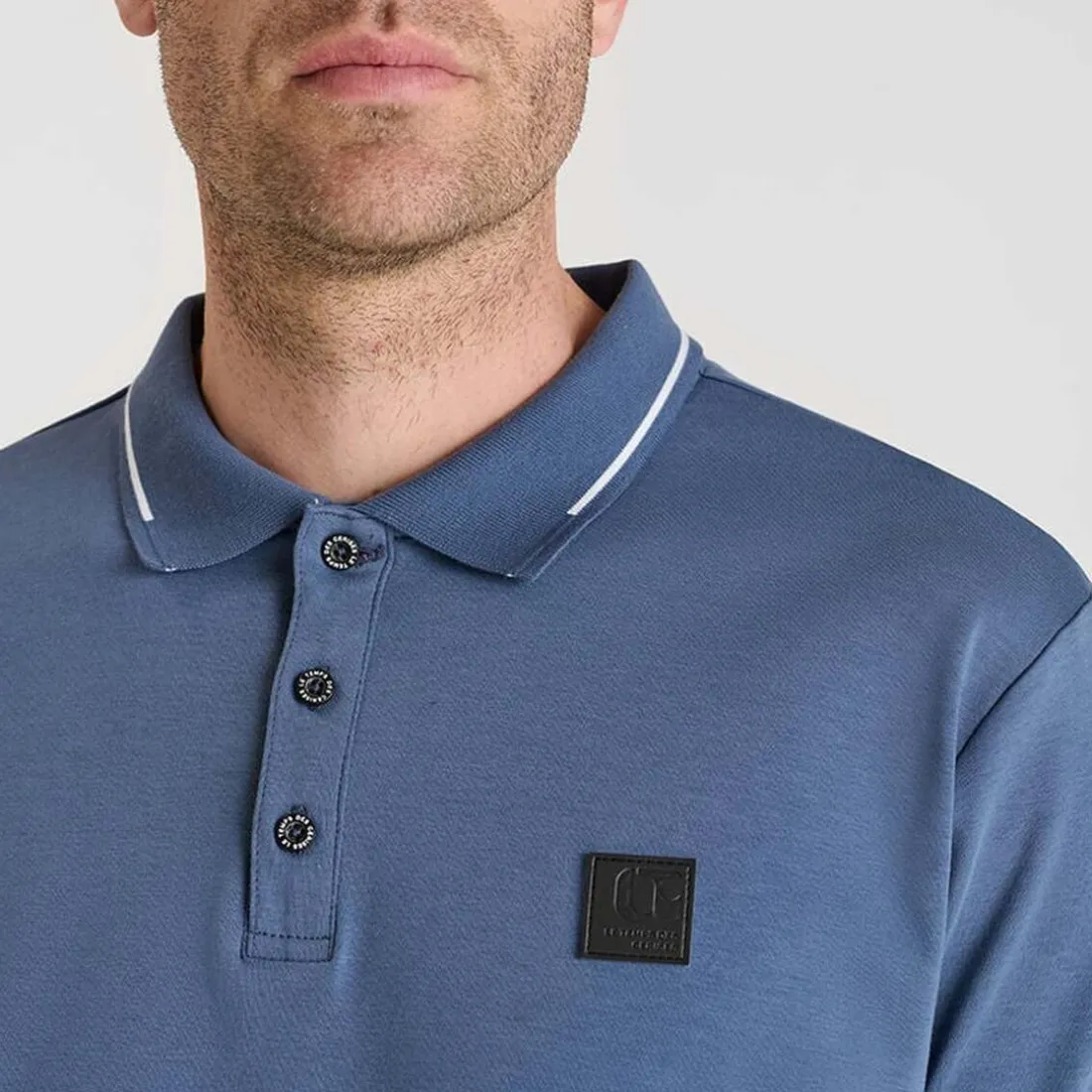 Polo OARON bleu Tony