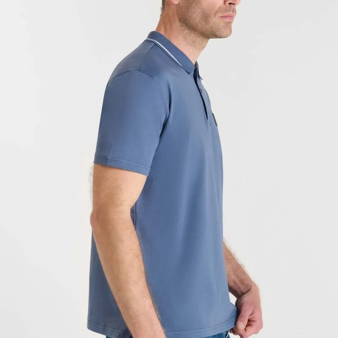 Polo OARON bleu Tony