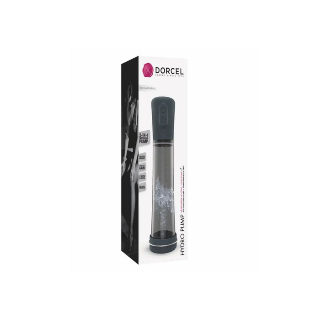 Pompe à pénis HYDRO PUMP - Noir Dorcel