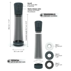 Pompe à pénis HYDRO PUMP - Noir Dorcel