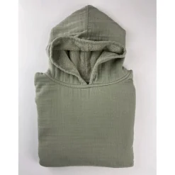 Poncho 1 et 2 ans en Coton Vert