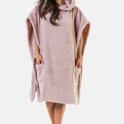 Poncho De Bain Unisexe S/M Dusty Rose