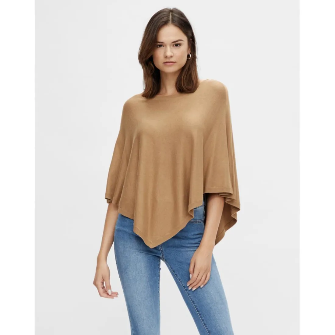 Poncho marron