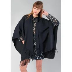 Poncho Pili noir