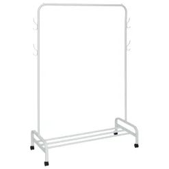 Portant à vêtements blanc