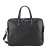 Porte document noir en cuir
