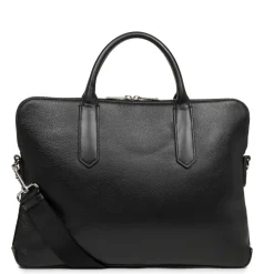 Porte Documents Zippé Noir MILANO Homme en cuir