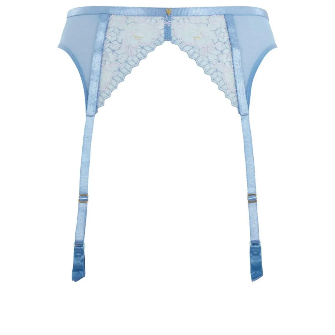 Porte Jarretelles Bleu Cléo By Panache