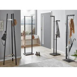 Porte Manteau en Métal Noir