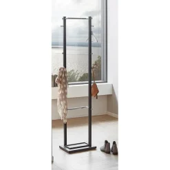 Porte Manteau en Métal Noir