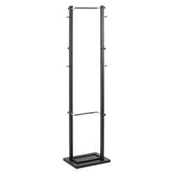 Porte Manteau en Métal Noir