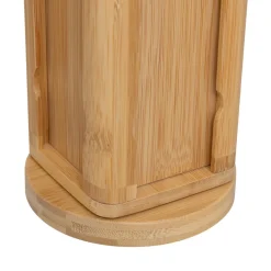 Porte-capsules rotatif en bambou