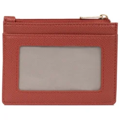 Porte-cartes Cuir MERLINE Brique Lyra