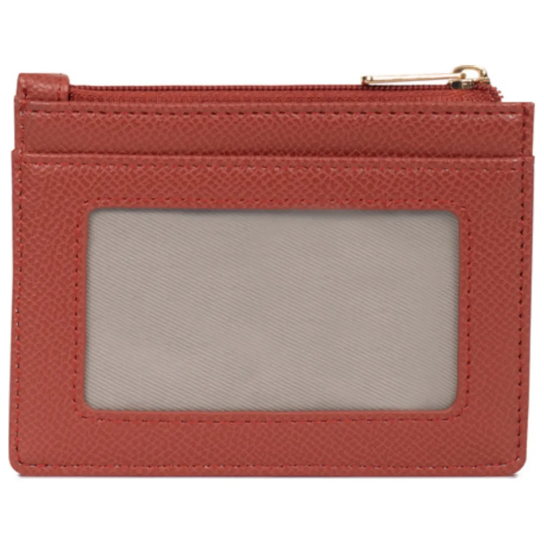 Porte-cartes Cuir MERLINE Brique Lyra