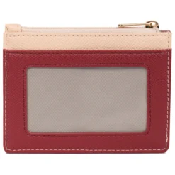 Porte-cartes Cuir MERLINE Bordeaux/Multicolore Opal
