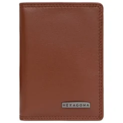 Porte-cartes Stop RFID Cuir SENSATION Cognac Aaron