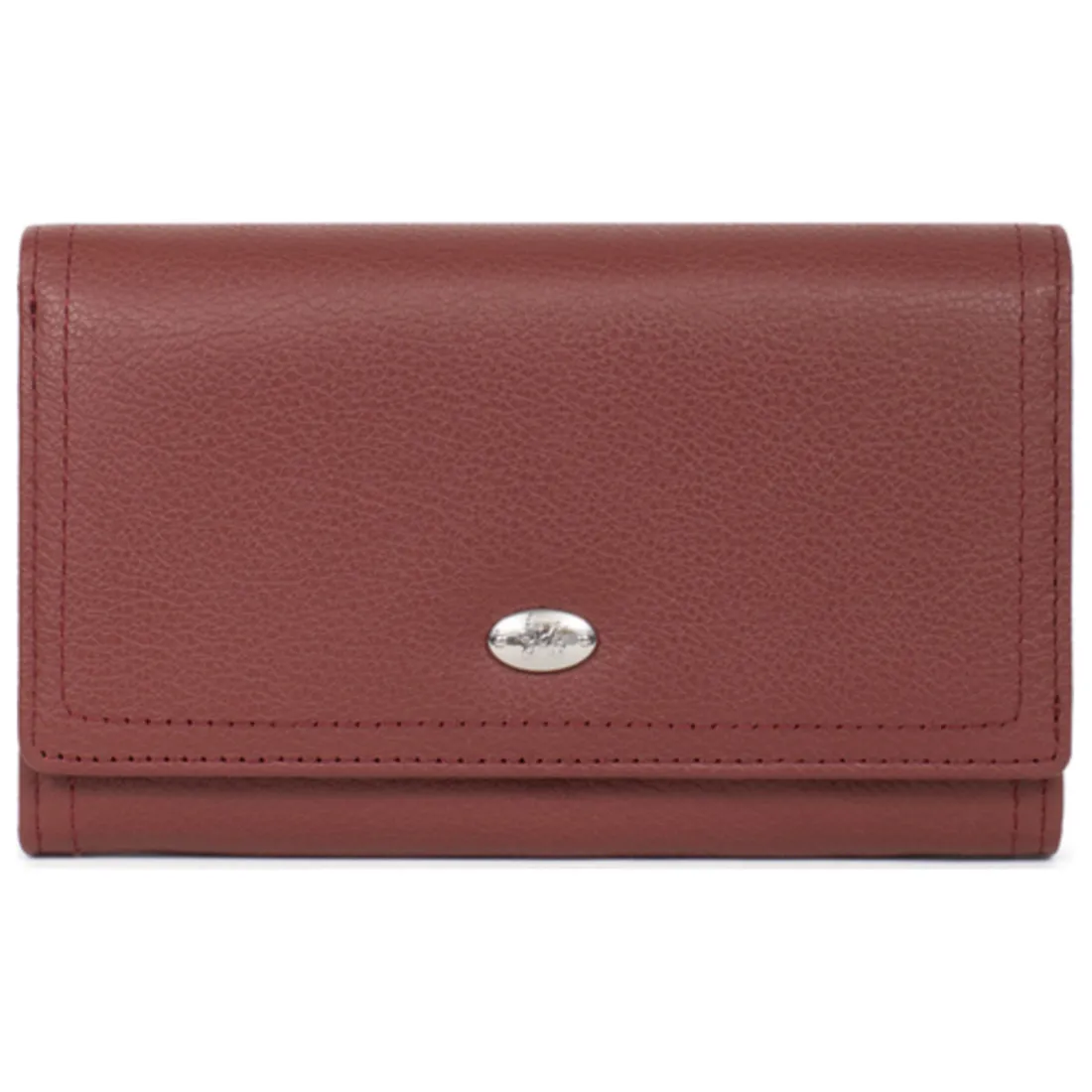 Portefeuille long Stop RFID MIRABELLE Bordeaux en cuir Vale