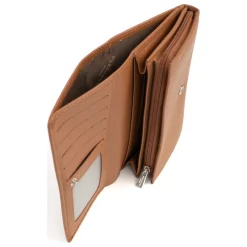 Portefeuille long Stop RFID MIRABELLE Terre en cuir Sia