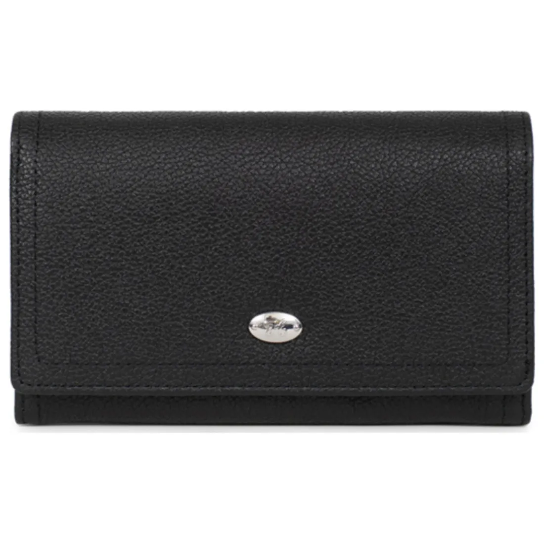 Portefeuille long Stop RFID MIRABELLE Noir en cuir Juno