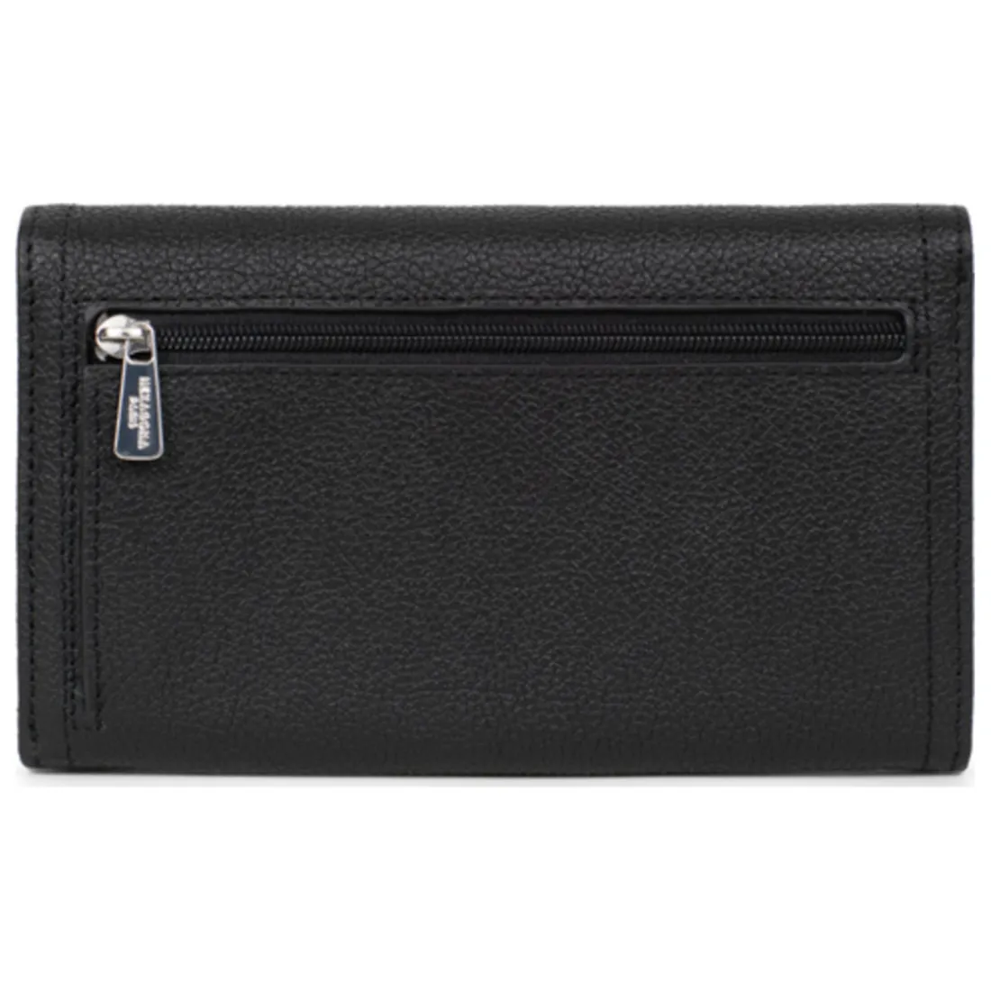 Portefeuille long Stop RFID MIRABELLE Noir en cuir Juno