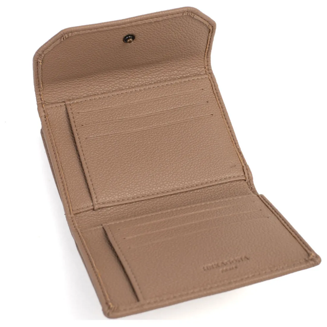 Portefeuille Stop RFID RONDA Taupe Louise