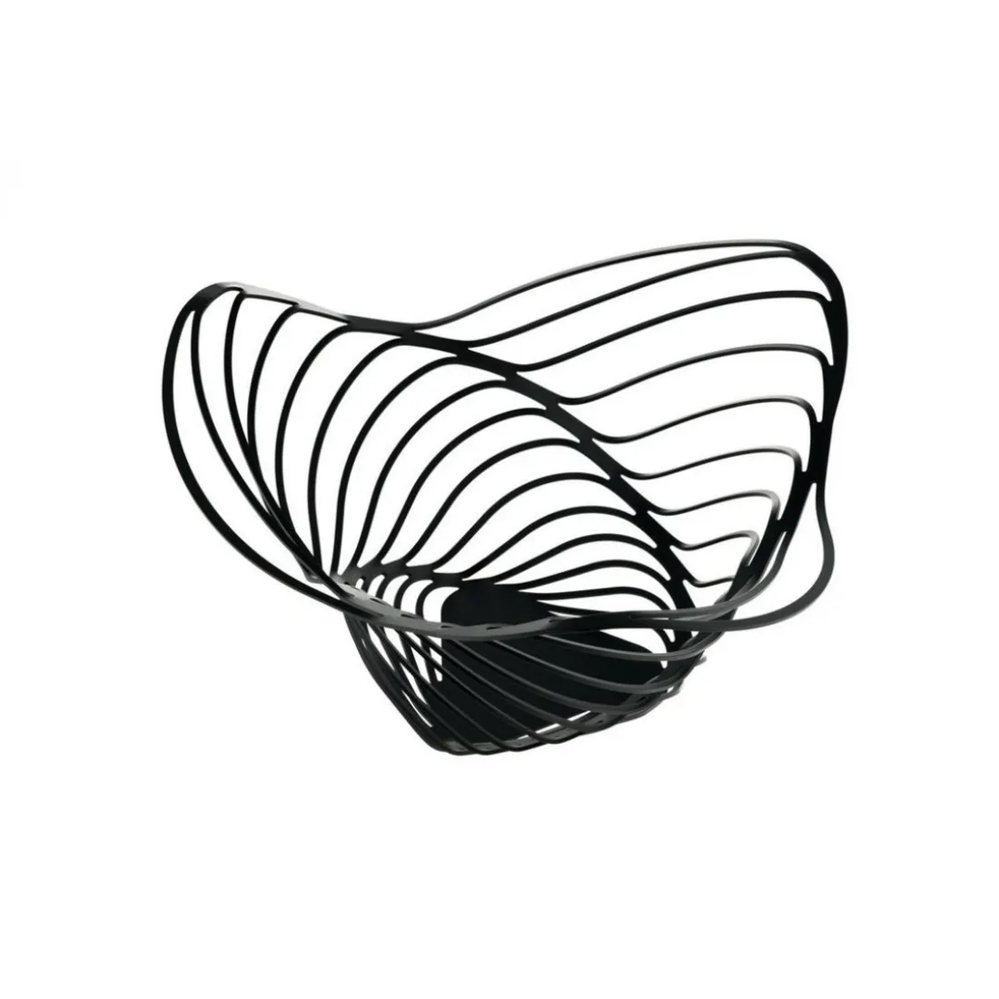 Porte-Fruits TRINITY 16 cm Noir en Acier