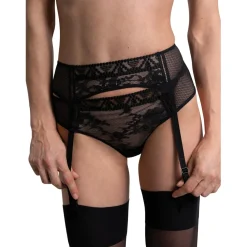 Porte-jarretelle Olivia noir