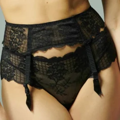 Porte-jarretelles - Noire