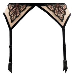 Porte-jarretelles beige
