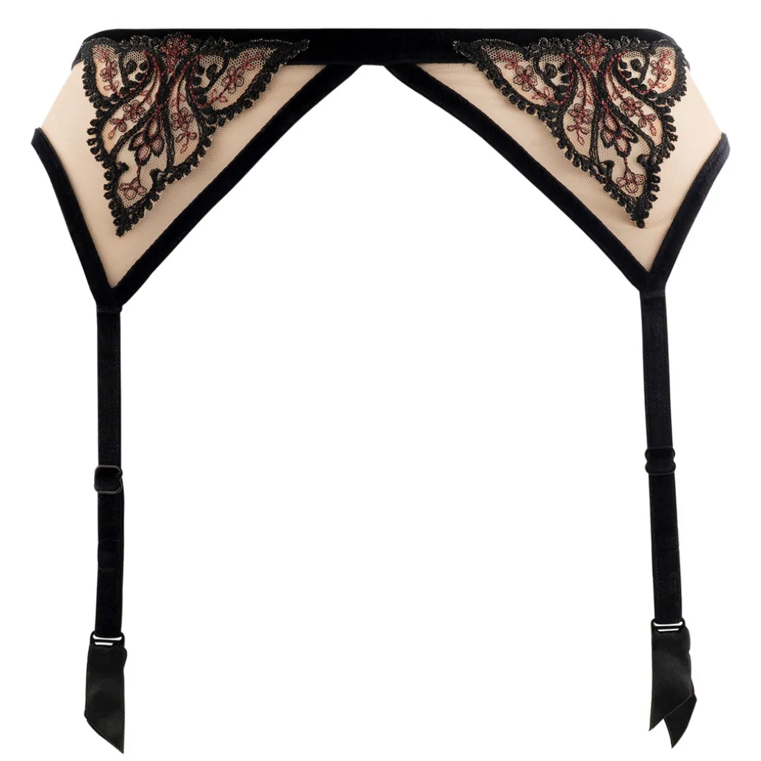 Porte-jarretelles beige