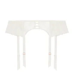 Porte-jarretelles blanc