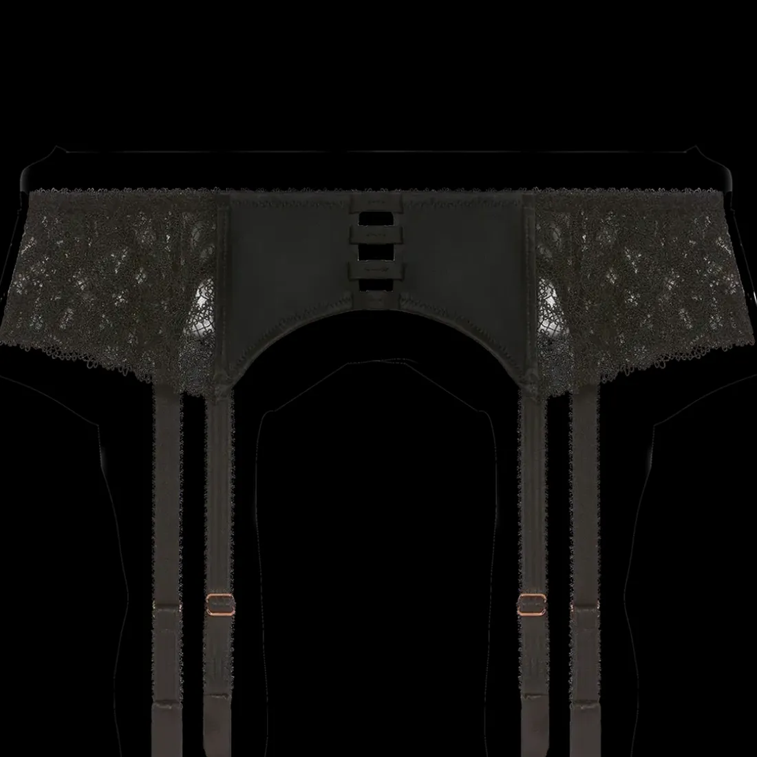 Porte-jarretelles noir