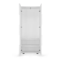Portemanteau 2 portes blanc