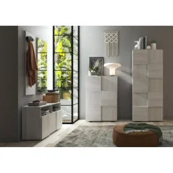 Portemanteau 2 portes blanc