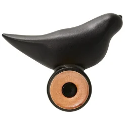 Portemanteau mural, patère design 'MOANO' noir en forme d'oiseau