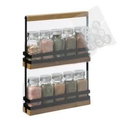 Pot Épice en Bois avec Épices incluses