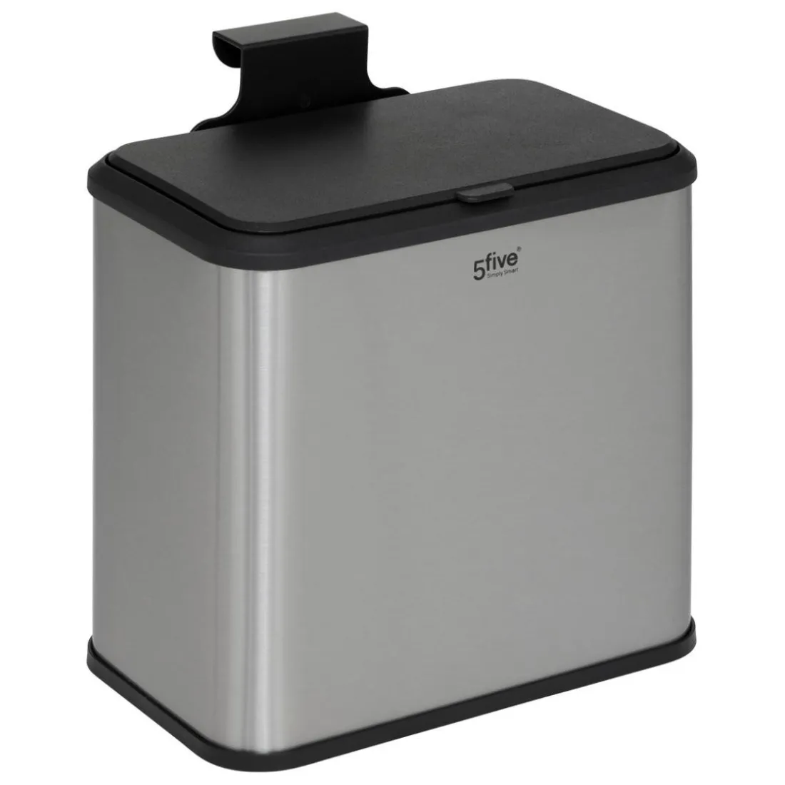 Poubelle compost inox 5l noir