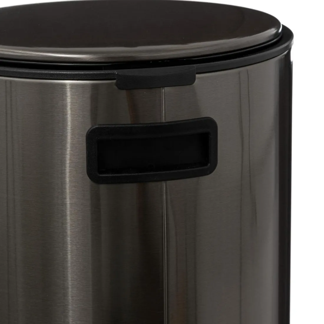 Poubelle métal en acier inoxydable 30L