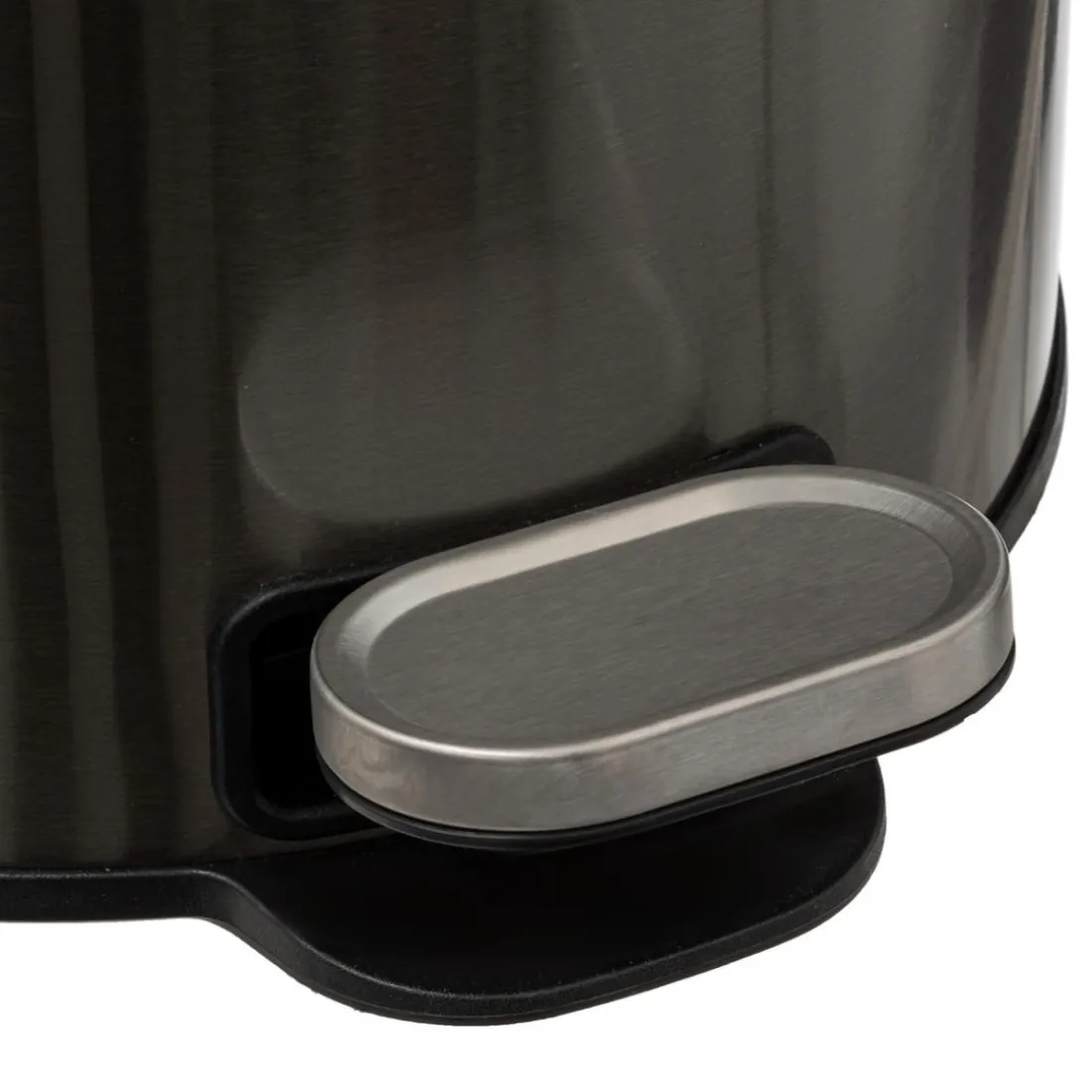 Poubelle métal en acier inoxydable 30L