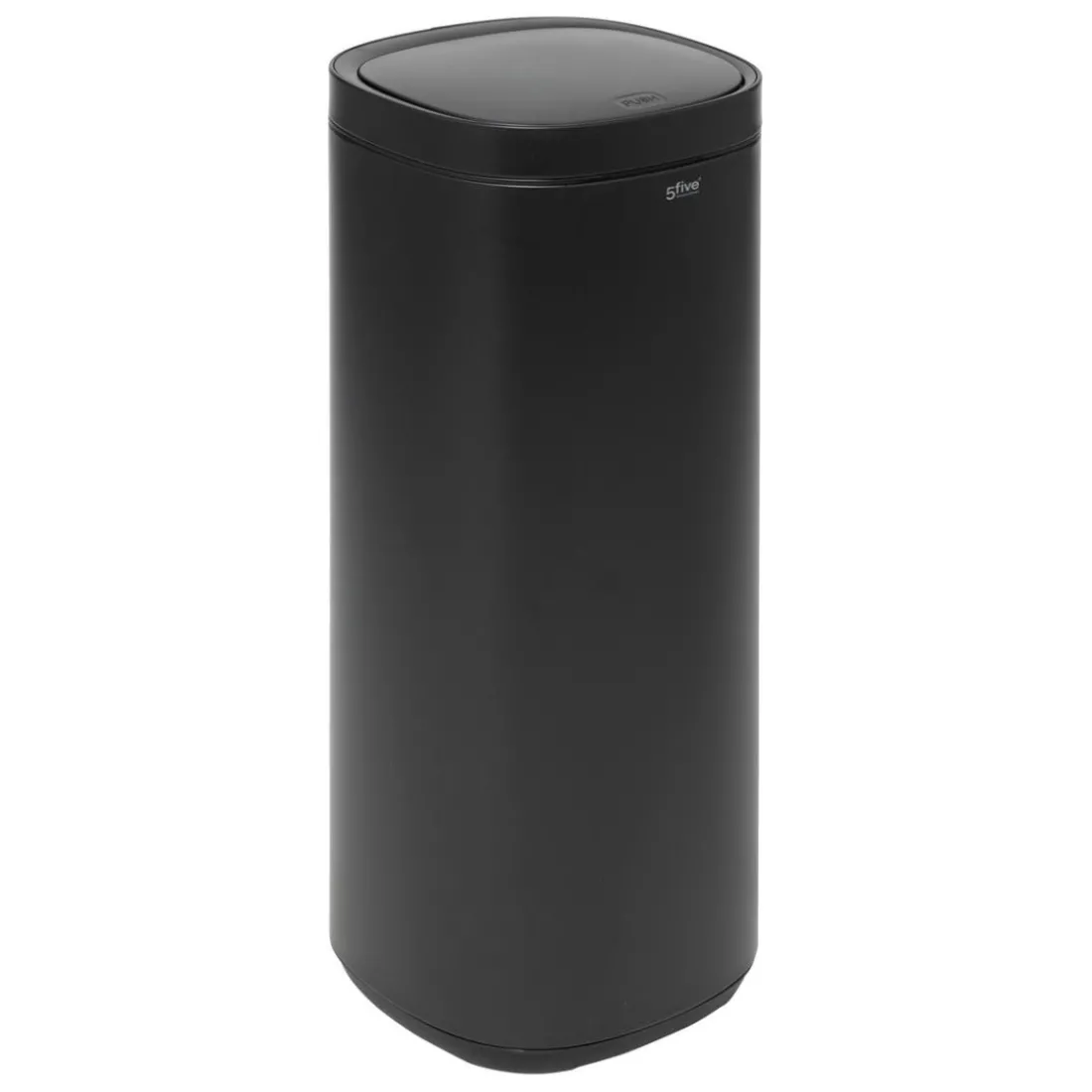 Poubelle Push 50L noir