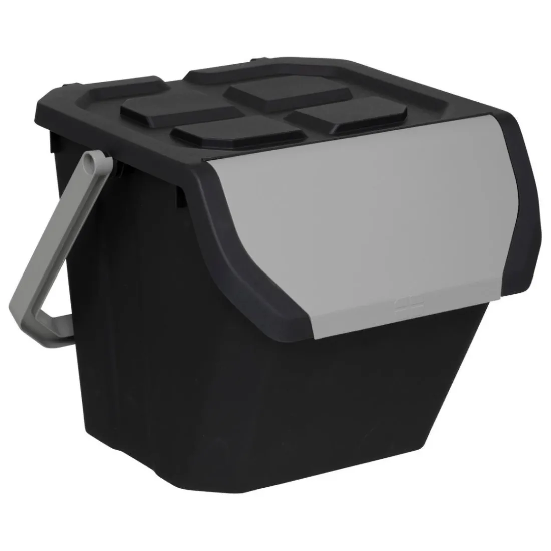Poubelle tri en plastique 24L