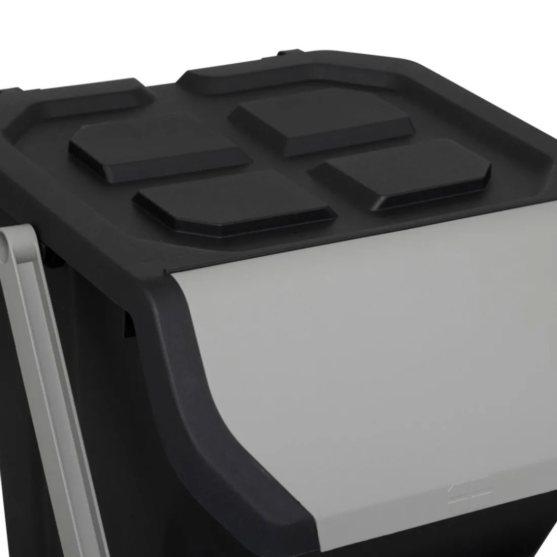 Poubelle tri en plastique 24L
