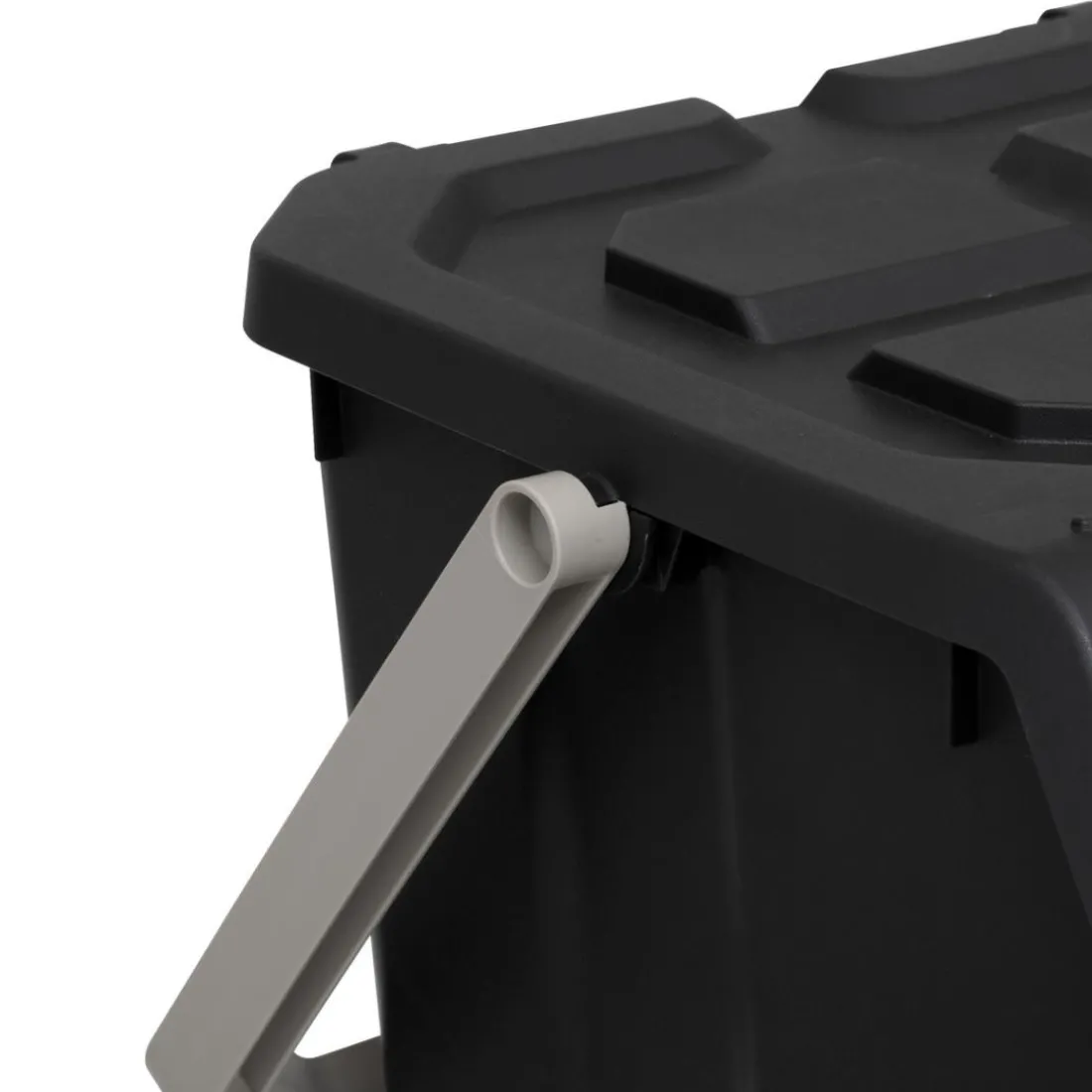 Poubelle tri en plastique 37L