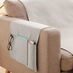 Protège fauteuil ECOGREEN 60x140 beige crème