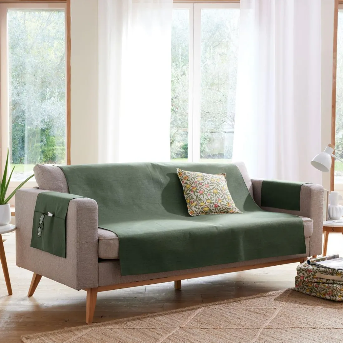 Protège fauteuil ECOGREEN 60x140 vert