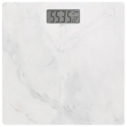 Pèse-personne en diatomite Blanc