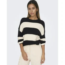 Pull à maille manches longues en viscose Alia