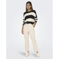 Pull à maille manches longues en viscose Alia